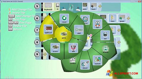Ekrano kopija Kodu Game Lab Windows XP
