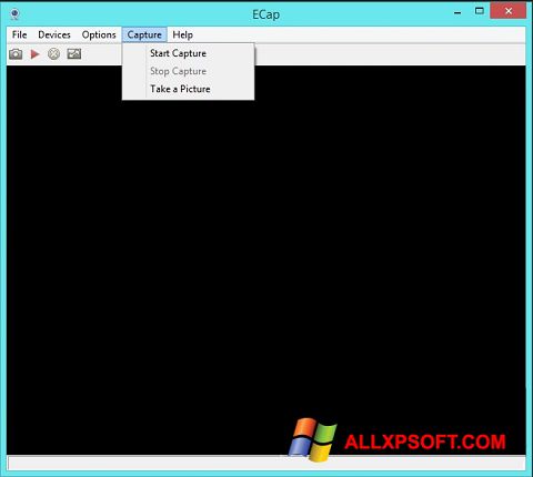 Ekrano kopija ECap Windows XP