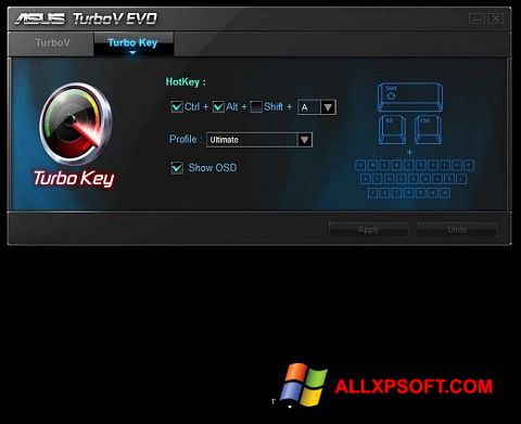 Ekrano kopija TurboV EVO Windows XP