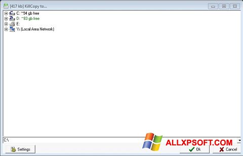Ekrano kopija KillCopy Windows XP