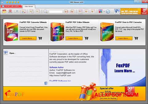 Ekrano kopija VSD Viewer Windows XP
