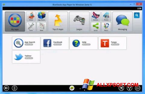 Ekrano kopija Tango Windows XP