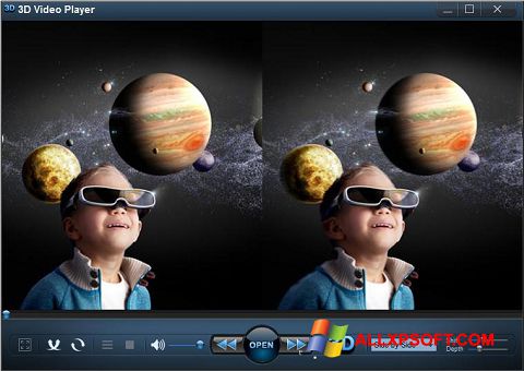 Ekrano kopija 3D Video Player Windows XP