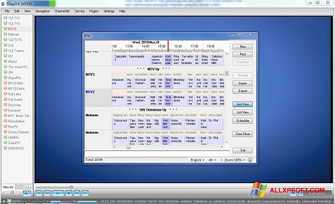Ekrano kopija ProgDVB Windows XP