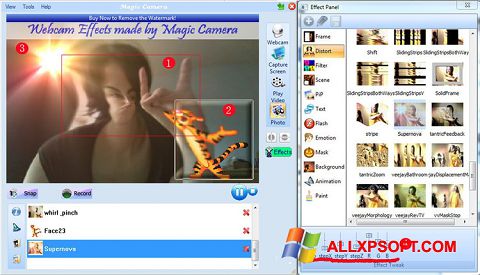 Ekrano kopija Magic Camera Windows XP