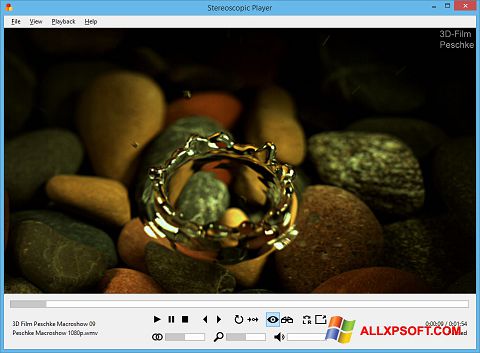 Ekrano kopija Stereoscopic Player Windows XP