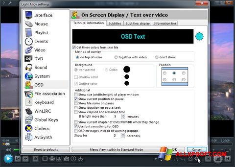 Ekrano kopija Light Alloy Windows XP