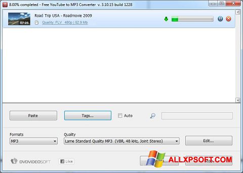 Ekrano kopija Free YouTube to MP3 Converter Windows XP