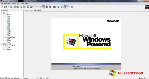 Ekrano kopija Restorator Windows XP
