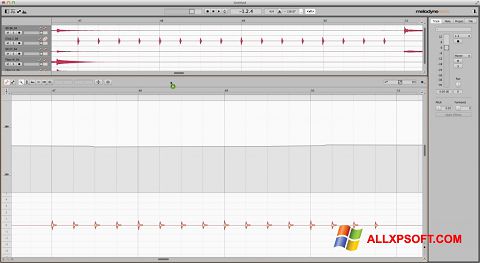Ekrano kopija Melodyne Windows XP
