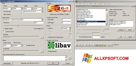 Ekrano kopija iuVCR Windows XP