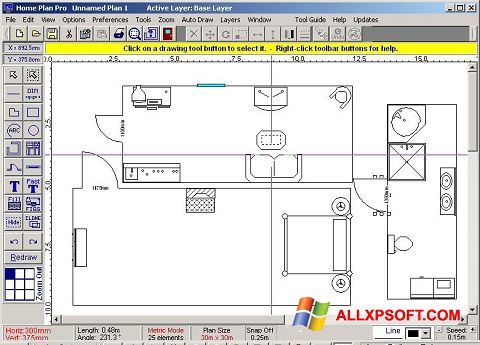 Ekrano kopija Home Plan Pro Windows XP