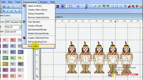 Ekrano kopija Stitch Art Easy Windows XP