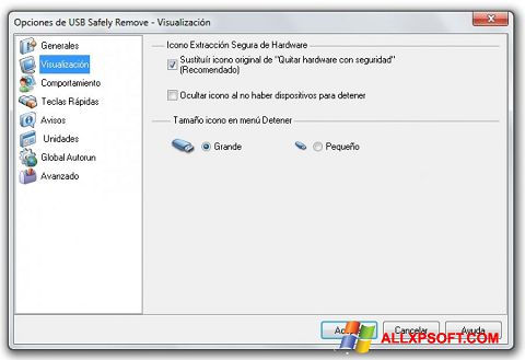 Ekrano kopija USB Safely Remove Windows XP