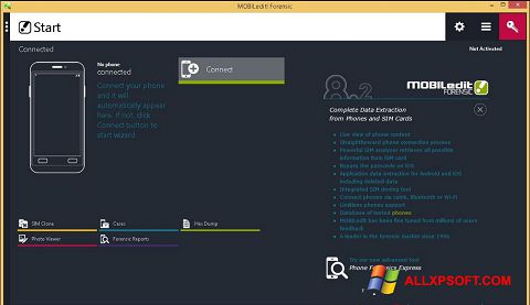Ekrano kopija MOBILedit! Windows XP