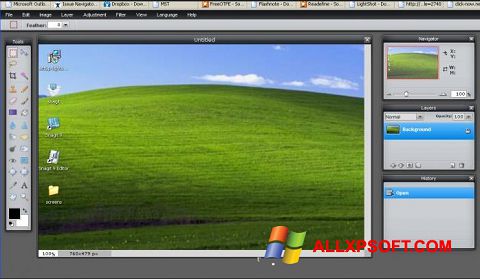 Ekrano kopija LightShot Windows XP
