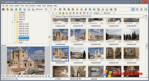 Ekrano kopija FastStone Image Viewer Windows XP