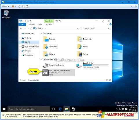 Ekrano kopija Virtual CD Windows XP